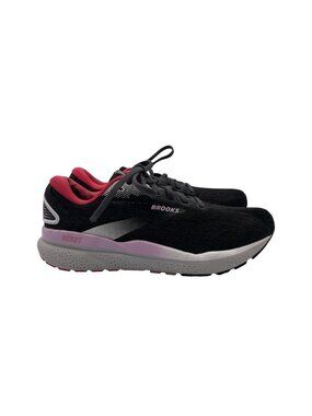 Brooks GHOST 16 Size 8 Ebony Raspberry Running Walking Athletic Sneakers Shoes
